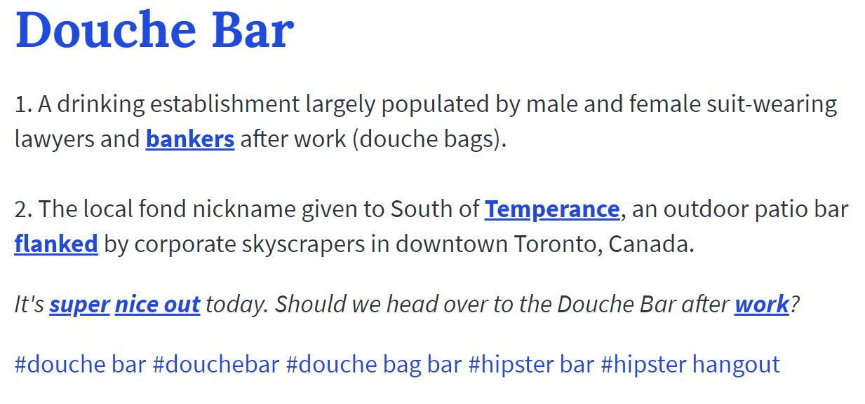 Douche Bar  Douche Bar