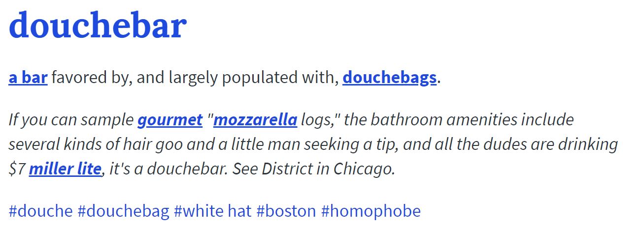 Douche Bar  Douche Bar