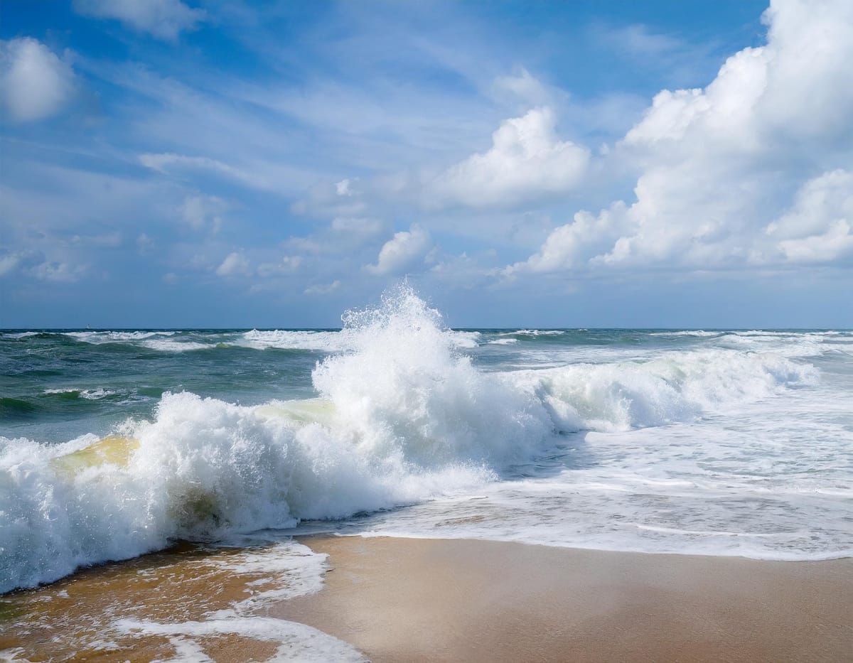 Waves Crash